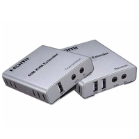 FJGEAR 60M KVM pour Extender 1080P CAT5e Cat6 RJ45 Câble Ethernet Audio Vidéo Transmetteur Récepteur Convertisseur d'Extension de Signal