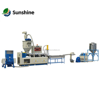 Top haute vitesse automatique Double étage PE PP plastique recyclage Granules Cutter broyeur granulateur Machine fabricants de plastique
