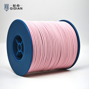 Ánh Sáng Màu Hồng 3Mm Cao Su Mềm Đàn Hồi Sốc Dây 250% Phản Quang Đa Năng 3.5Mm Đen Đàn Hồi Dây Cáp - Product Image 4