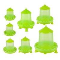 Mangeoire automatique pour poulets 2kg/4kg, mangeoire pour cailles et pigeons, seau d'alimentation pour poulets, fournitures d'alimentation pour animaux de ferme avicole