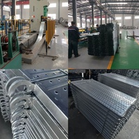 Planche de plateforme de chantier antidérapante en acier galvanisé Q235 avec garantie de 3 ans au prix fabricant