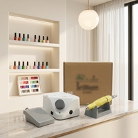 Nouvelle arrivée, modèle B350, moteur à balais 35000 tr/min, perceuse à ongles à faible vibration, puissance 65W, perceuse à ongles pour salon de manucure professionnel