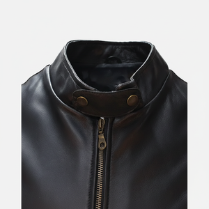 Veste en cuir pour hommes décontractée en gros pakistanaise avec tissu en toile nouvelle ceinture de conception OEM de moto - Product Image 1