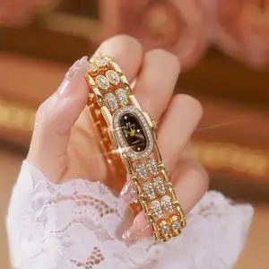 Nouvelles montres à quartz 2024 Offre Spéciale Asie du Sud-Est dames montres de luxe rétro bracelet modèles montres pour femmes