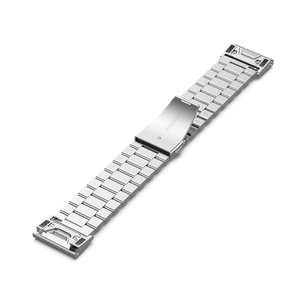 Bracelet de montre en acier inoxydable à 3 maillons à ajustement rapide de 26 mm pour Garmin <span class=keywords><strong>Fenix</strong></span> 8 7x 6x 7 Pro, bracelet de poignet Correa - Product Image 5