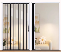 Porte pliante magnétique à installation rapide, étanche, moderne, pour petit appartement, cuisine, salon, cloison.