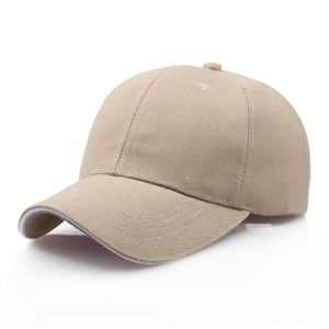 Gorra de Béisbol Unisex de 6 Paneles, 100% Algodón, Transpirable e Impermeable, Ajustable, con Visera Curva de Color Sólido, Estilo Duck Tongue para Parejas - Product Image 1