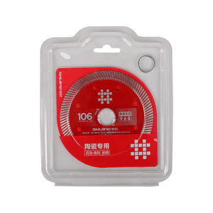 Hoja de sierra de nitruración de diamante para aplicación de granito DIY Disco de corte de amoladora angular de azulejos de cerámica soldada con láser OEM personalizado - Product Image 1