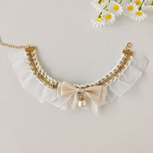 <b>Cat</b> scarf collar, dog bib, decorative pet bib necklace, lace bow tie scarf neck <b>ring</b> - Product Image 4