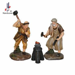 5 pouces Résine Artisanat Village Figure <span class=keywords><strong>Forgeron</strong></span> - Product Image 1