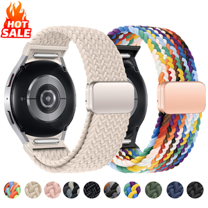 <span class=keywords><strong>Bracelet</strong></span> tressé sans interstice pour <span class=keywords><strong>Samsung</strong></span> Galaxy <span class=keywords><strong>Watch</strong></span> 7 6 <span class=keywords><strong>5</strong></span> 4 44mm 40mm/<span class=keywords><strong>5</strong></span> <span class=keywords><strong>Pro</strong></span>, <span class=keywords><strong>bracelet</strong></span> magnétique Galaxy Watch6 Watch4 Classic 47 43 - Product Image 2