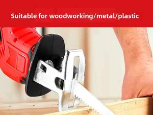 Scie de jardin électrique, <span class=keywords><strong>machette</strong></span>, outil pour briques, menuisier, tuyaux en plastique, batterie au lithium rechargeable - Product Image 4