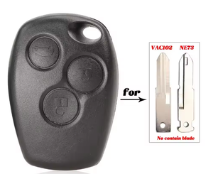 Coque de clé de <span class=keywords><strong>voiture</strong></span> télécommande 3 boutons sans lame pour Renault Dacia Modus <span class=keywords><strong>Clio</strong></span> 3 Twingo Kangoo 2 - Product Image 3