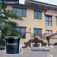 Peinture de texture de granule anti-humidité acrylique pour les façades extérieures pour la rénovation de mur de villa d'appartement d'hôtel