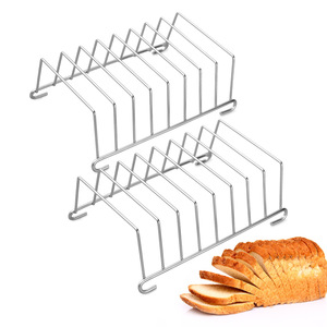 Stainless steel toast <b>rack</b>, <b>air</b> <b>fryer</b> <b>rack</b>, grill <b>rack</b>, kebab accessory, multi-functional kitchen barbecue <b>rack</b>, electric <b>fryer</b> - Product Image 4