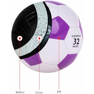 SPDTECH Ballon de football taille 2 violet en PU pour entraînement intérieur et extérieur pour enfants, tout-petits, garçons et filles de 3 ans - Product Image 5