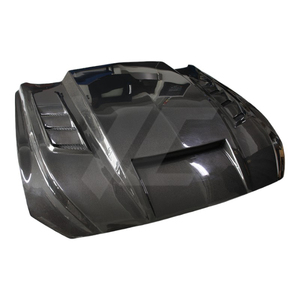 Capot de moteur de capot avant en Fiber de carbone de style 003 pour <span class=keywords><strong>Ford</strong></span> <span class=keywords><strong>Mustang</strong></span> 2018-2023 - Product Image 2