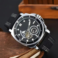 Montres automatiques mécaniques AAA+ pour hommes, design sportif, multifonctions, bracelet en cuir, montres pour hommes, étanches au quotidien