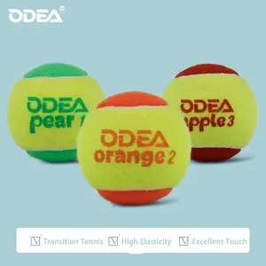 Balle <span class=keywords><strong>de</strong></span> <span class=keywords><strong>tennis</strong></span> ODEA pour enfants, vert, orange, rouge, décompression 25%/50%/75% pour enfants <span class=keywords><strong>de</strong></span> plus <span class=keywords><strong>de</strong></span> 5 ans, balle d'entraînement avec sac <span class=keywords><strong>seau</strong></span> - Product Image 3