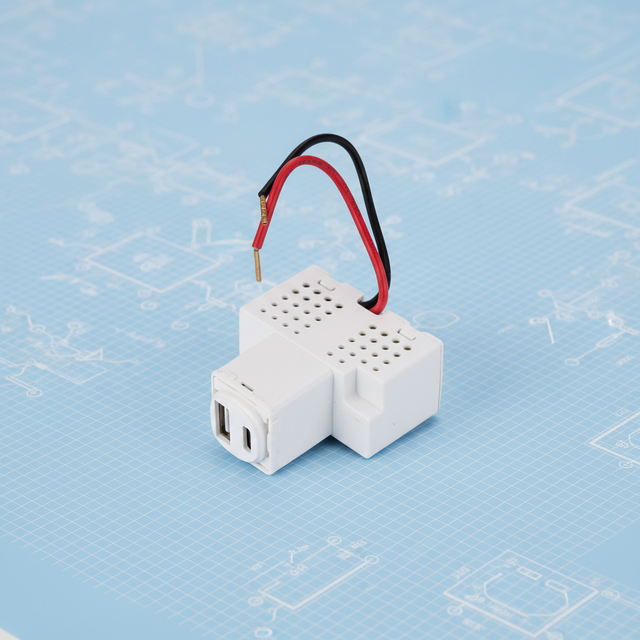 Clipol MPD30WAC AS/NZS SAA Australia Standard PD30W Quick USB Charger 5V 3A Type-C USB Modular Dual Charging Ports Wall Switch