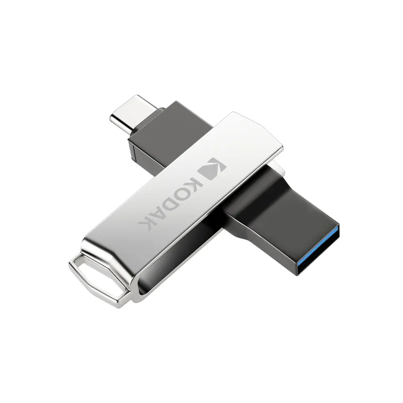 High Reliability KODAK K273 USB3.2 Metal Flash 64GB 128GB 256GB USB Flash Disk