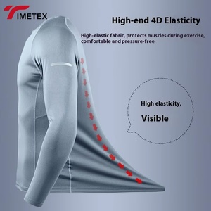 TIMETEX survêtement de sport de plein air pour hommes pour l'automne Protection solaire à séchage rapide vêtements en soie de glace à capuche pour la course à pied alpinisme - Product Image 3