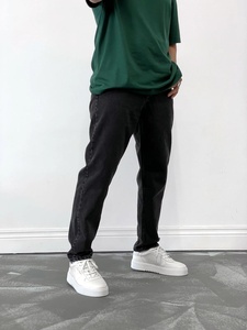 Ohsisa メンズ デニムパンツ 欧米風 カジュアル ミッドウエスト ストレート ジーンズ 春秋用 - Product Image 4