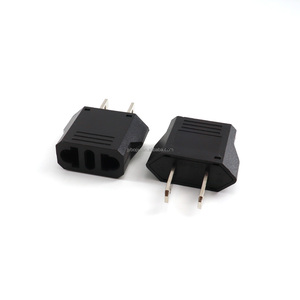 Adaptadores de viaje de 2 pines de Europa a EE. UU. Enchufes de alimentación portátiles Mini convertidores de viaje - Product Image 4