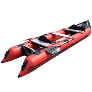 Goboat GTK420 Goethe Red Fishing Kayak PV gommone <span class=keywords><strong>Waterplay</strong></span> <span class=keywords><strong>Crafts</strong></span> con sedile in alluminio - Product Image 6