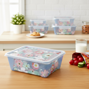 CASAMAX WL AK-3541-2 Contenitore in Plastica da 700ml con Coperchio - Design Creativo e Carino - Durevole, Origine Cina - 18*12*6.5 cm - Product Image 3