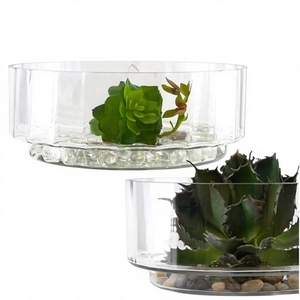 Clear Round <b>Bowl</b> <b>Vase</b> - Product Image 1