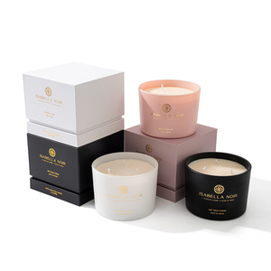 Vela Aromática AIKUN, Cera de Soya Ecológica, Etiqueta Personalizada, Aroma Intenso para Sala de Estar, Dormitorio, Spa, Boda - Product Image 2