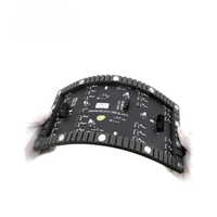 Écran LED flexible cylindrique pour intérieur, module souple couleur pleine résolution 320x160mm HD P1.25 P1.5 P1.86 P2 P2.5