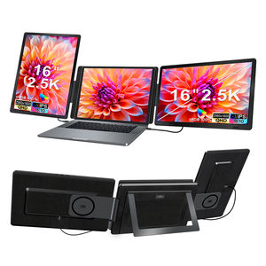 Monitor Portátil Triple Desmontable de 16 Pulgadas y 2.5K, Pantalla Doble HDMI para Laptop, Negocios, Juegos, Stock, Forex, IPS, USB C - Product Image 1