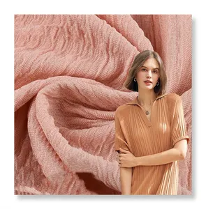 Высокое качество много цветов Жаккардовый трикотажный креп стиль ткани в наличии