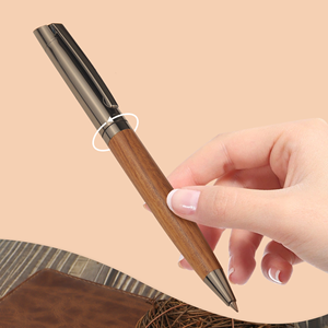 Juego de Bolígrafos de Lujo de Madera Ecológica para Regalo Empresarial con Logo Personalizado para Escritura de Oficina - Product Image 4