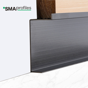 Smaprofilesprofiles 100mm thép không gỉ SS304 Ốp chân tường giá tường và sàn chuyển tiếp - Product Image 5