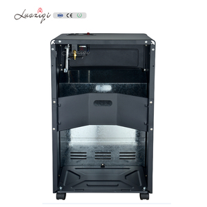Écran de flamme 2 en 1 chauffage intérieur à <span class=keywords><strong>gaz</strong></span> et électrique pour salon intérieur infrarouge de haute qualité 5400W avec ventilateur Mobile avec roue - Product Image 6