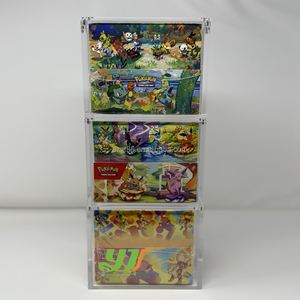 Boîte de présentation en acrylique pour 10 figurines Pokémon Big Mini avec couvercle magnétique - Product Image 5