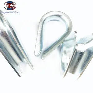 Hot Dipped Electric Galvanized Din 6899 Type A Copper Wire Rope Thimble