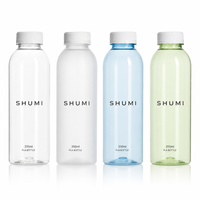 Bouteille d'eau biodégradable en PLA de qualité alimentaire transparente de 350 ml pour la vente en gros, idéale pour l'emballage de sodas, thés, jus et boissons froides