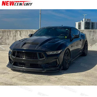 Mustang Capot en fibre de carbone pour Ford Mustang 2024 + Style TF modifié Capot en fibre de carbone