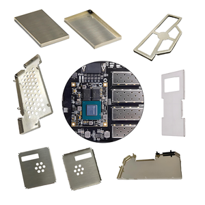 Caja de Protección Metálica, Piezas Estampadas de <span class=keywords><strong>Chapa</strong></span> Metálica SPCC, Protectores EMI RF - Product Image 1