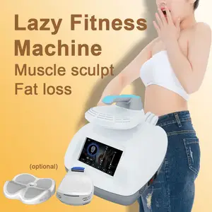 Estimulador muscular EMS portátil para uso doméstico, máquina de contorno slim sculpt para corpo, 1 alças, mais novo à venda, ems 2024