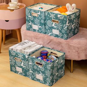 Boîte de rangement pliable en tissu avec porte-étiquettes, bacs de rangement en feutre pour placard, <span class=keywords><strong>Kallax</strong></span>, vêtements, jouets, chambre d'enfant - Product Image 1