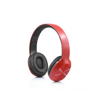 Casque sans fil pliable supra-auriculaire, basses profondes, stéréo, écouteurs confortables en cuir pour les voyages, téléphone, PC