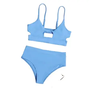 ชุดว่ายน้ำชุดว่ายน้ำ3ชิ้นสำหรับเดินชายหาดสำหรับผู้หญิงชุดว่ายน้ำแบบมีกระโปรงตาข่ายพิมพ์ลายดิจิตอล