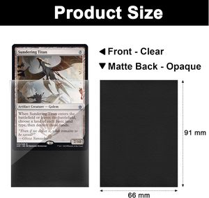 Étui pour cartes <span class=keywords><strong>de</strong></span> taille standard 66x91, mat, personnalisé, dans une boîte <span class=keywords><strong>de</strong></span> couleur premium, compatible avec les cartes Pokémon, MTG et YGO - Product Image 2