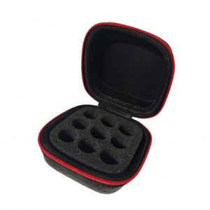 Portable <b>Mini</b> EVA Protective Convenient Storage Case for Insulin 3ml Vials Peptide 2ml/3ml Bottles 9-Slot Travel Case (<b>Black</b>) - Product Image 5