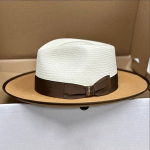 Chapeau Panama à large bord, protection solaire, <span class=keywords><strong>Fedora</strong></span> de plage pour femmes et hommes - Product Image 3
